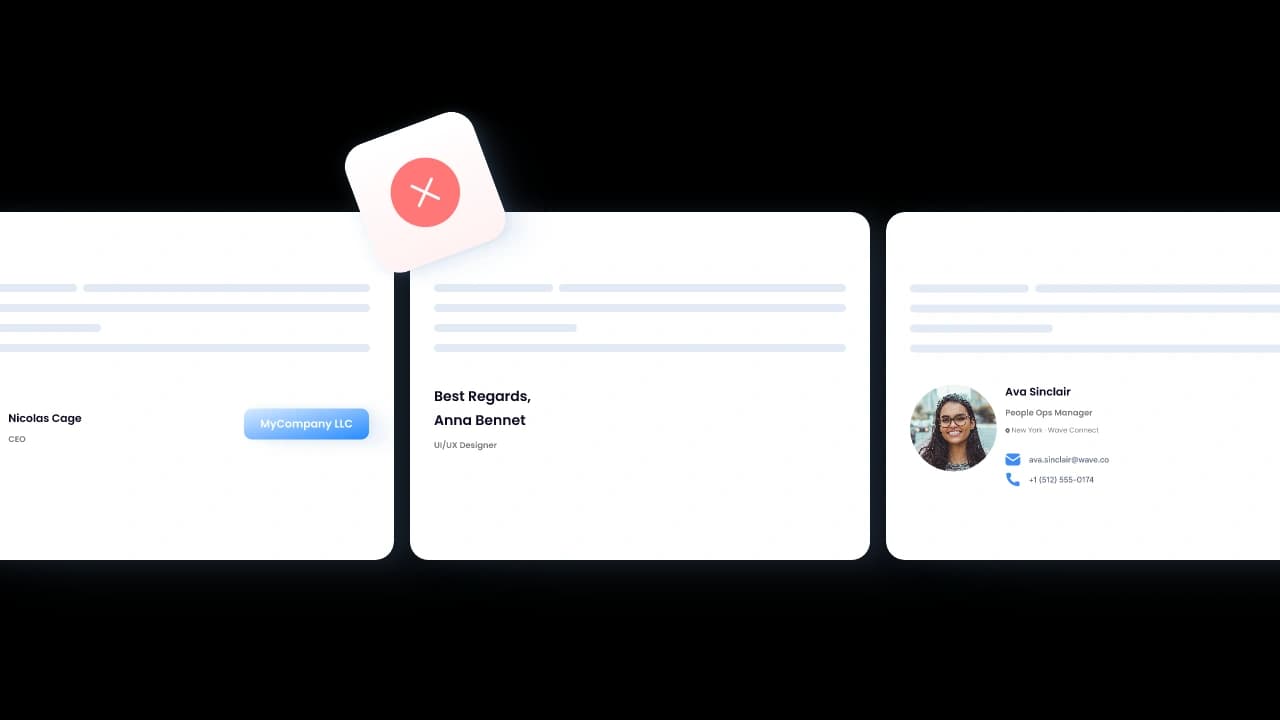 每个签名看起来都不一样