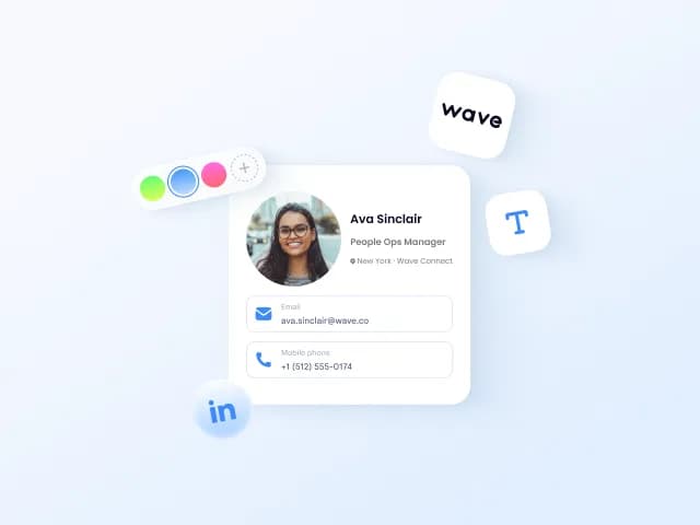 Customize your email signature