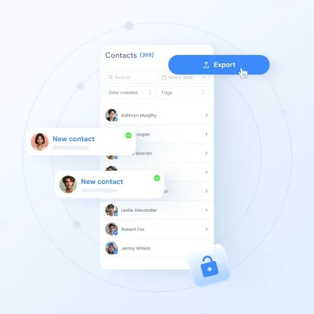 Your leads. Your data. No strings.