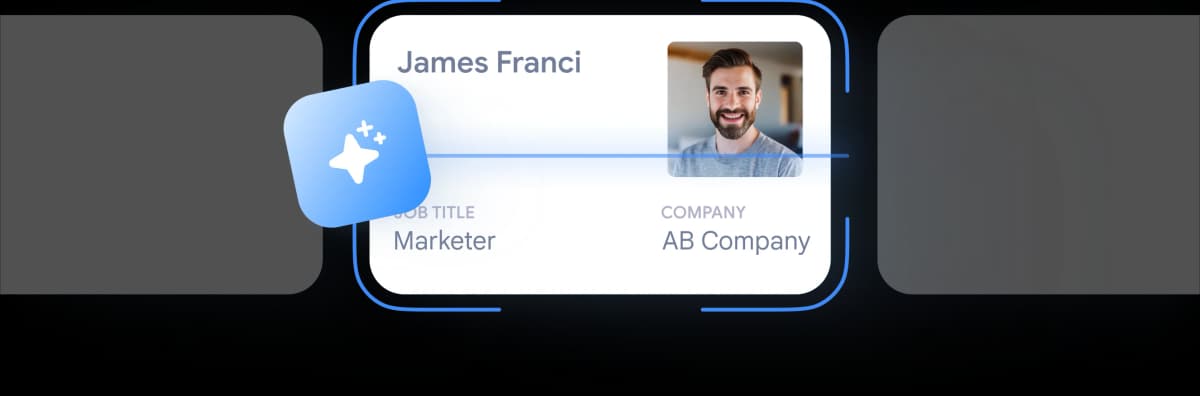 AI business card scanner