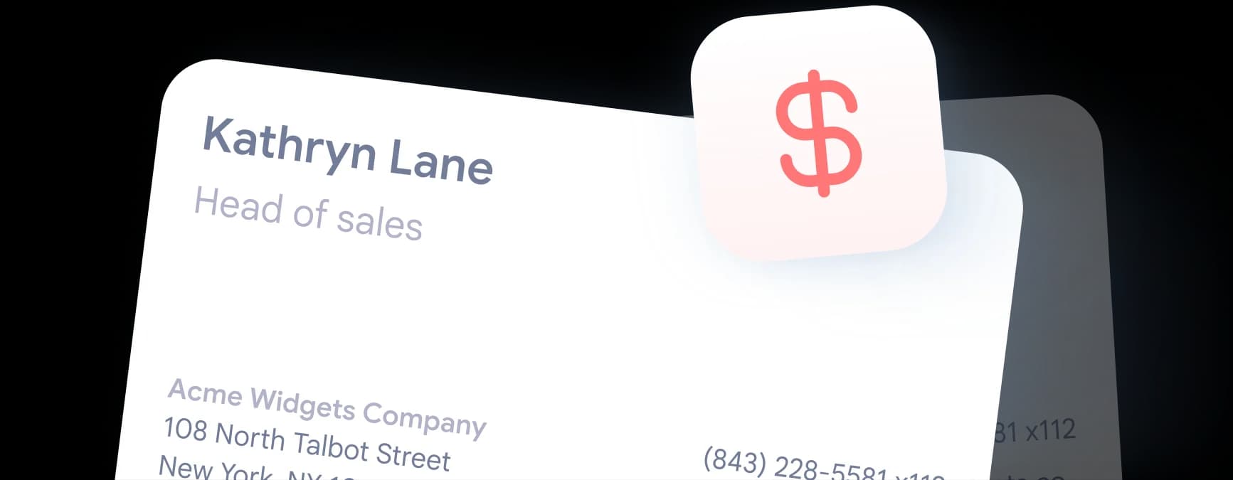 Reprinting paper business cards is costly and wasteful