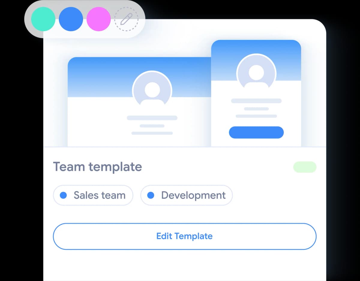 قوالب الفريق