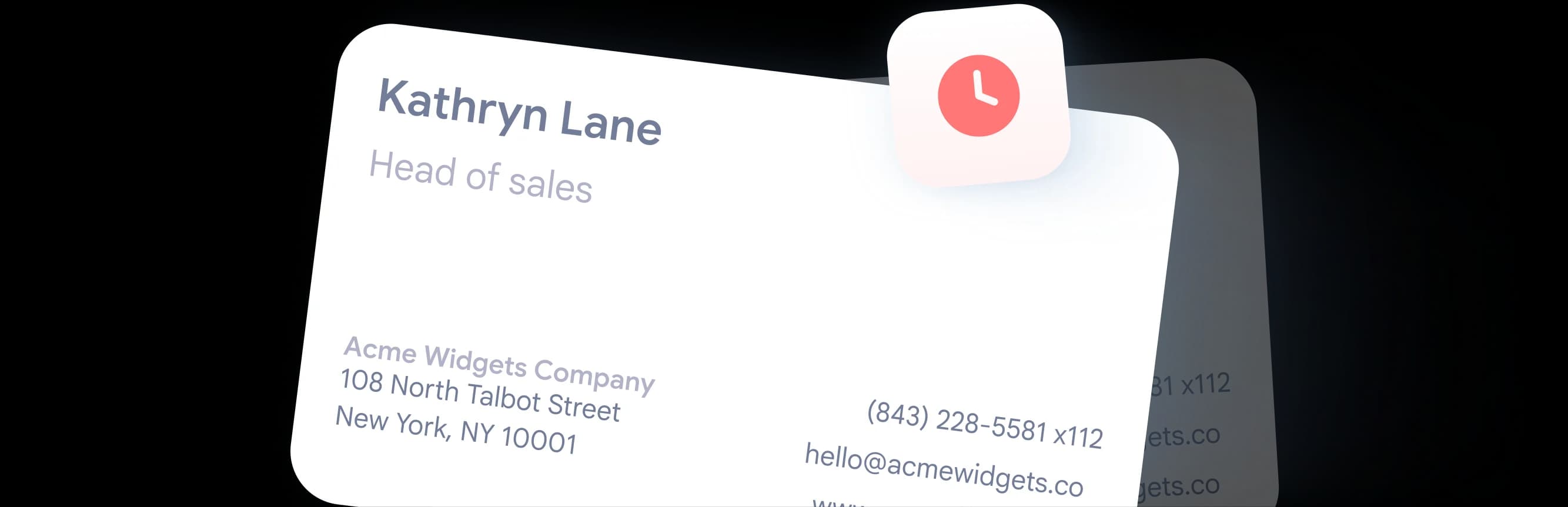 Wasting budget on paper business cards