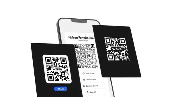 رمز QR لبطاقة عمل رقمية على Apple Wallet