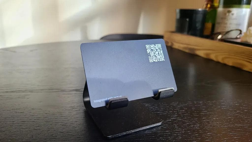 Wave NFC-Visitenkarte Rückseite