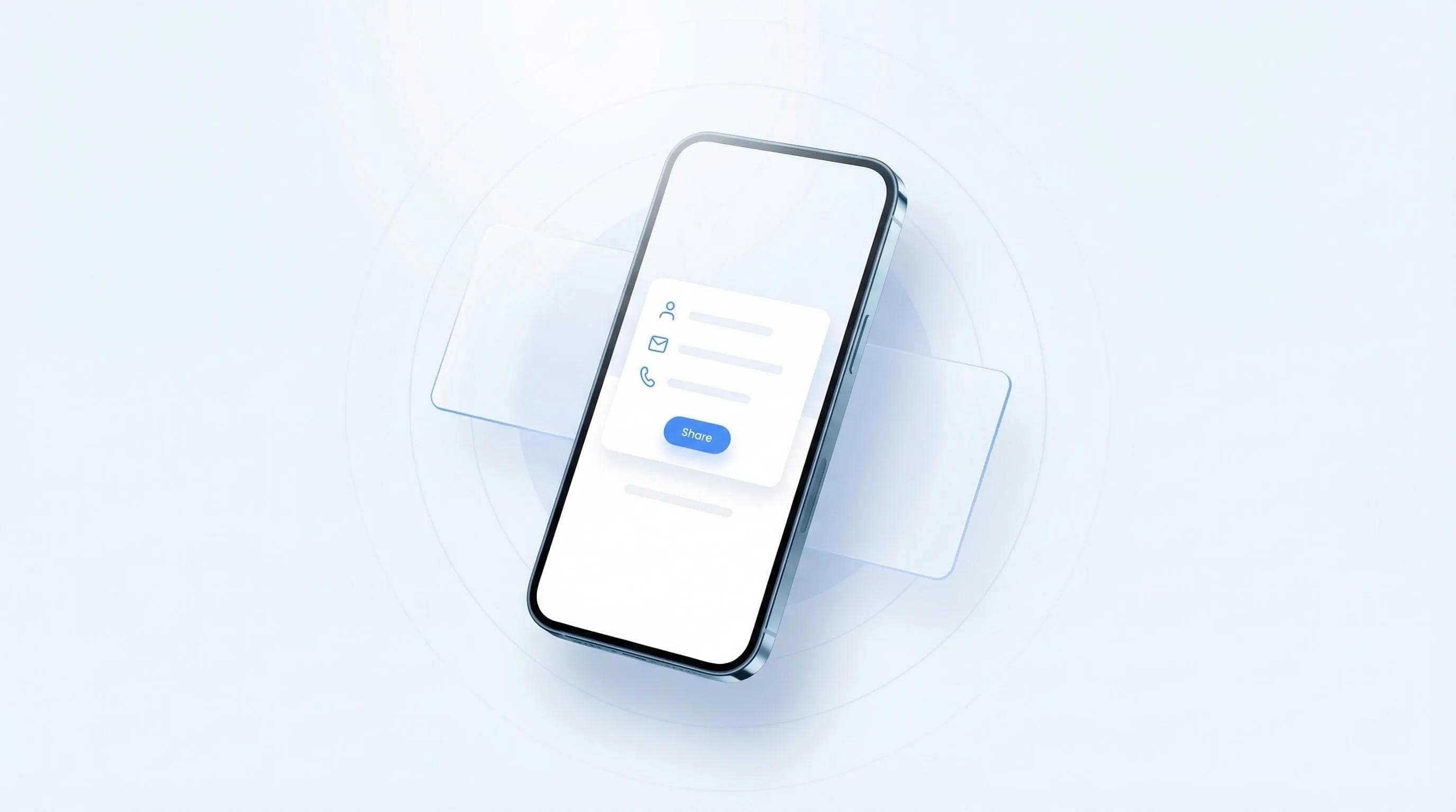 Processo de criação de VCard com a plataforma Wave Connect
