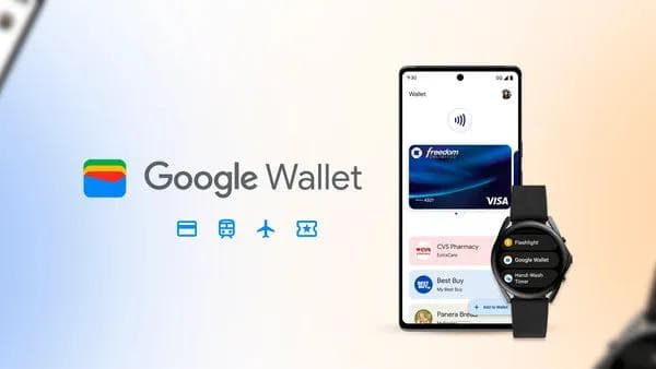 تطبيق Google Wallet على الهاتف والساعة الذكية