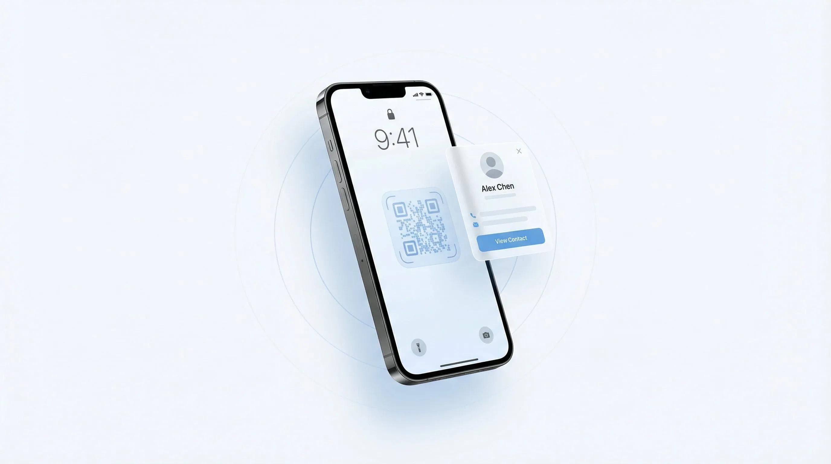 How to Add a Digital Business Card to Your iPhone Lock - Wave Connect
