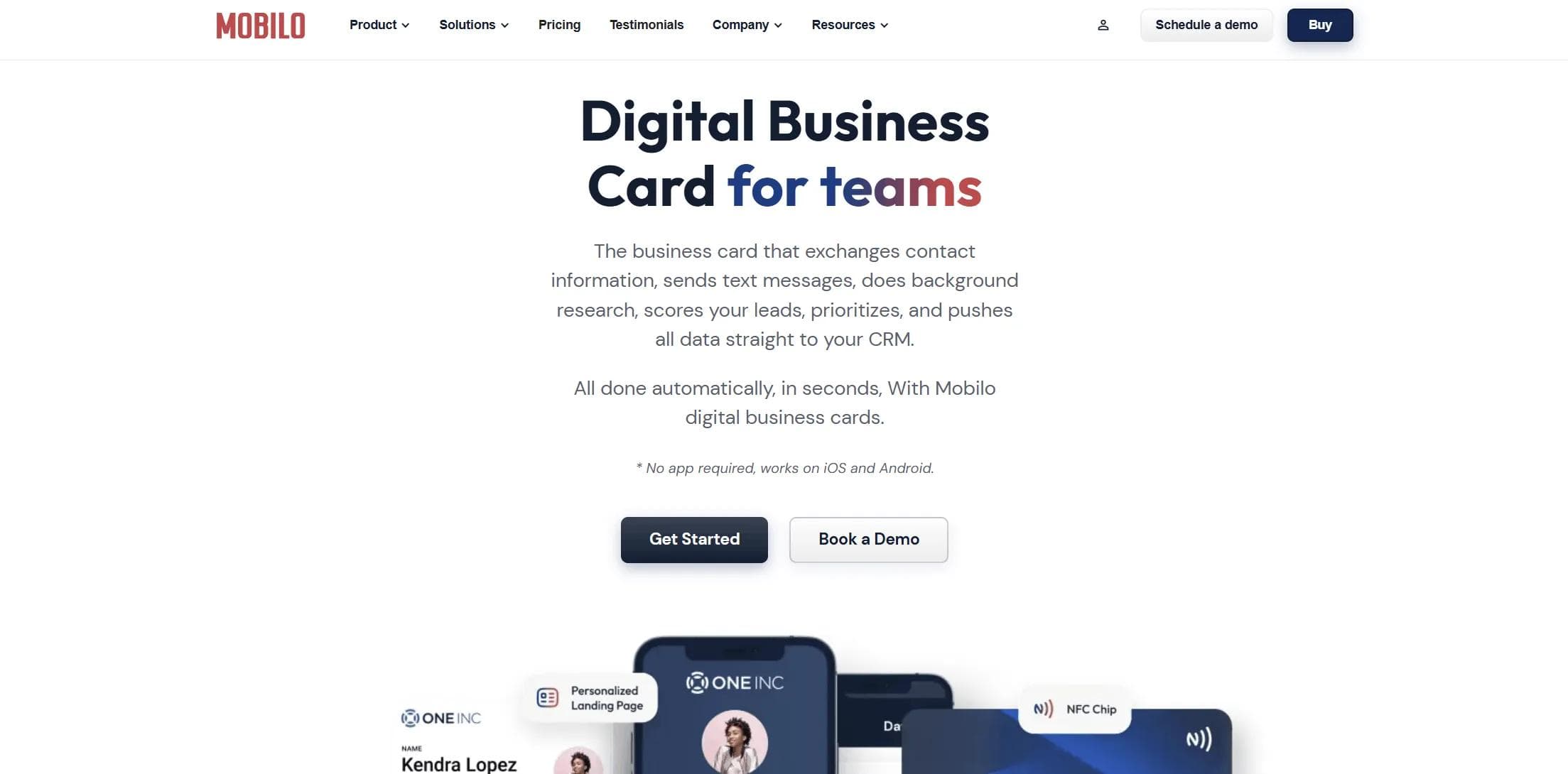 Mobilo Website