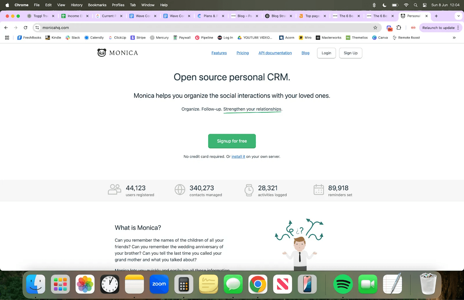 Monica-Website