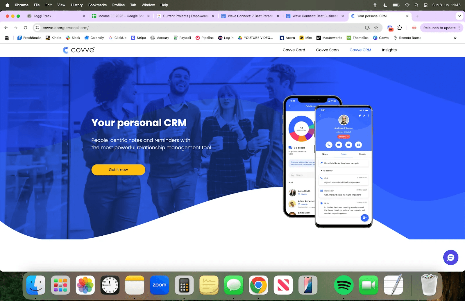 Covve-Website