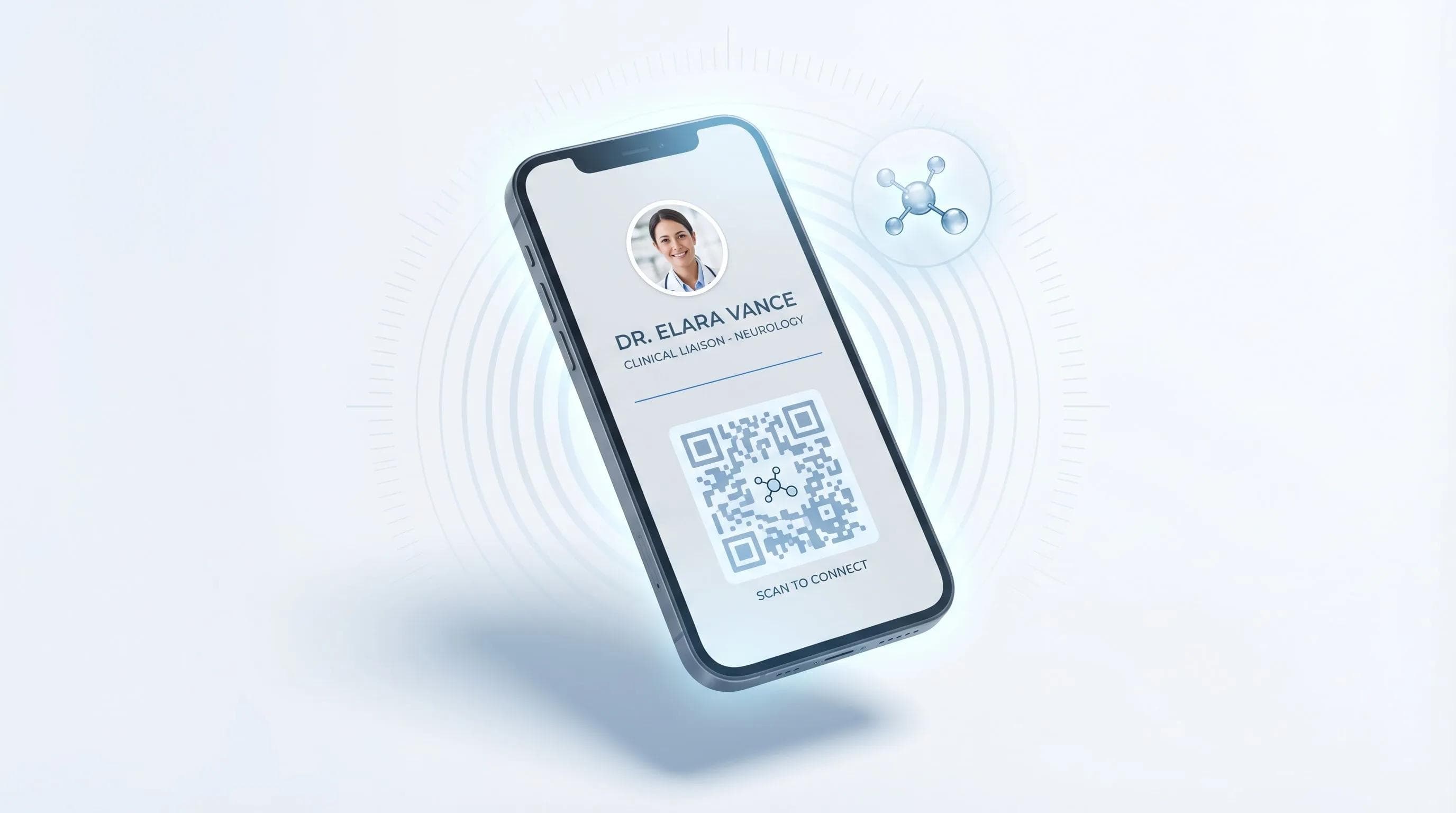 Schulung eines Pharma-Vertriebsteams für digitale Visitenkarten