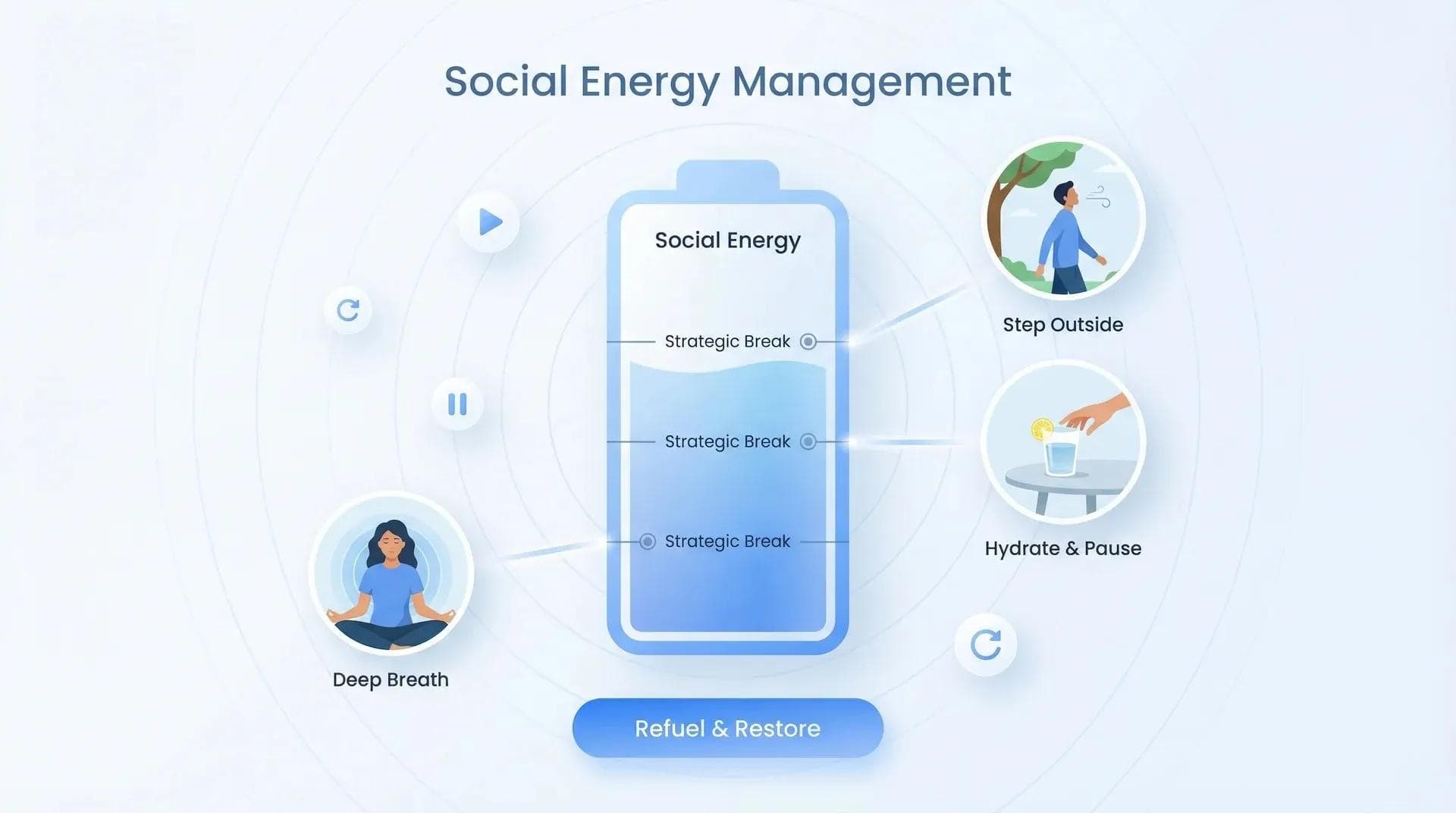 Gestione dell'energia per introversi