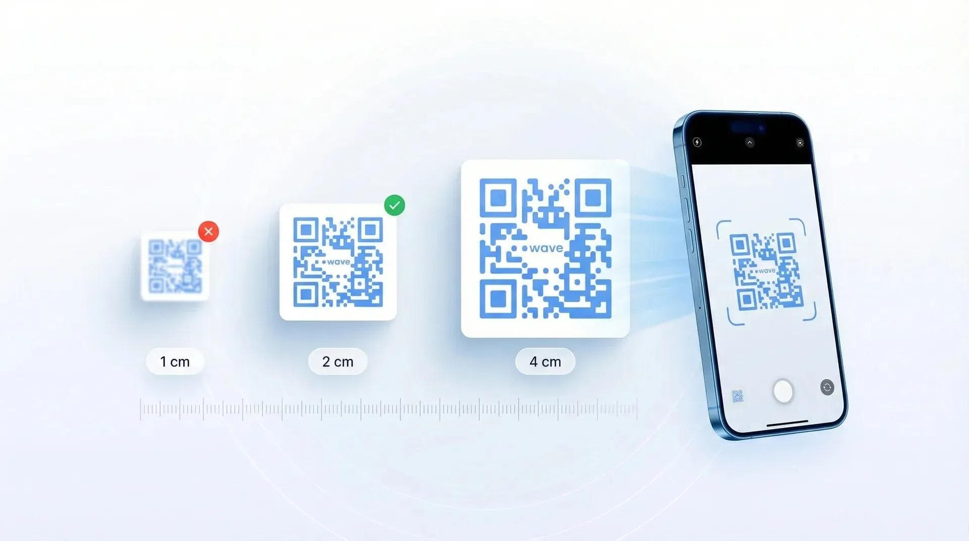 ما هو أصغر حجم لرمز QR؟ الدليل الشامل للحد الأدنى من المقاسات