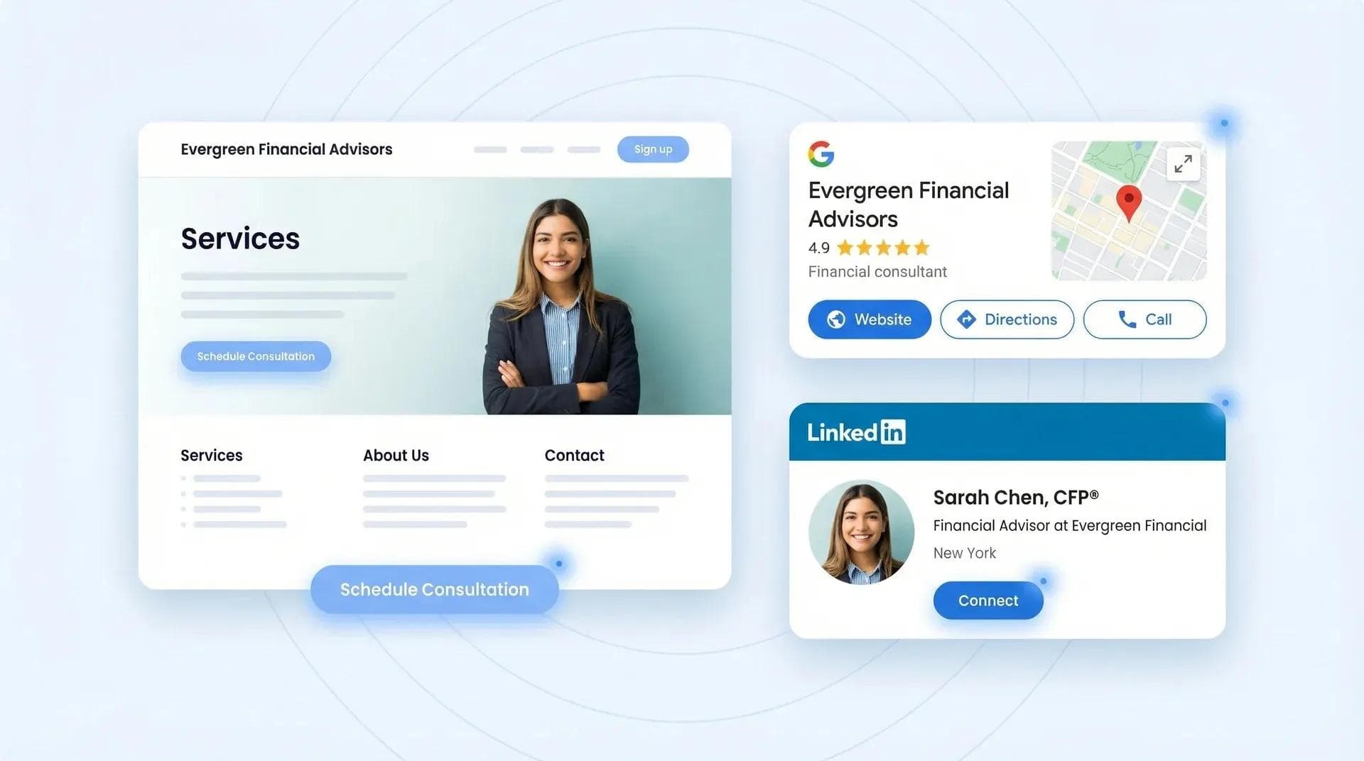 Presenza digitale del consulente finanziario