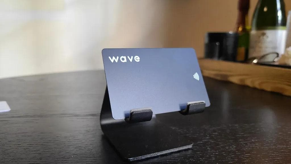 Wave NFC-Visitenkarte Vorderseite