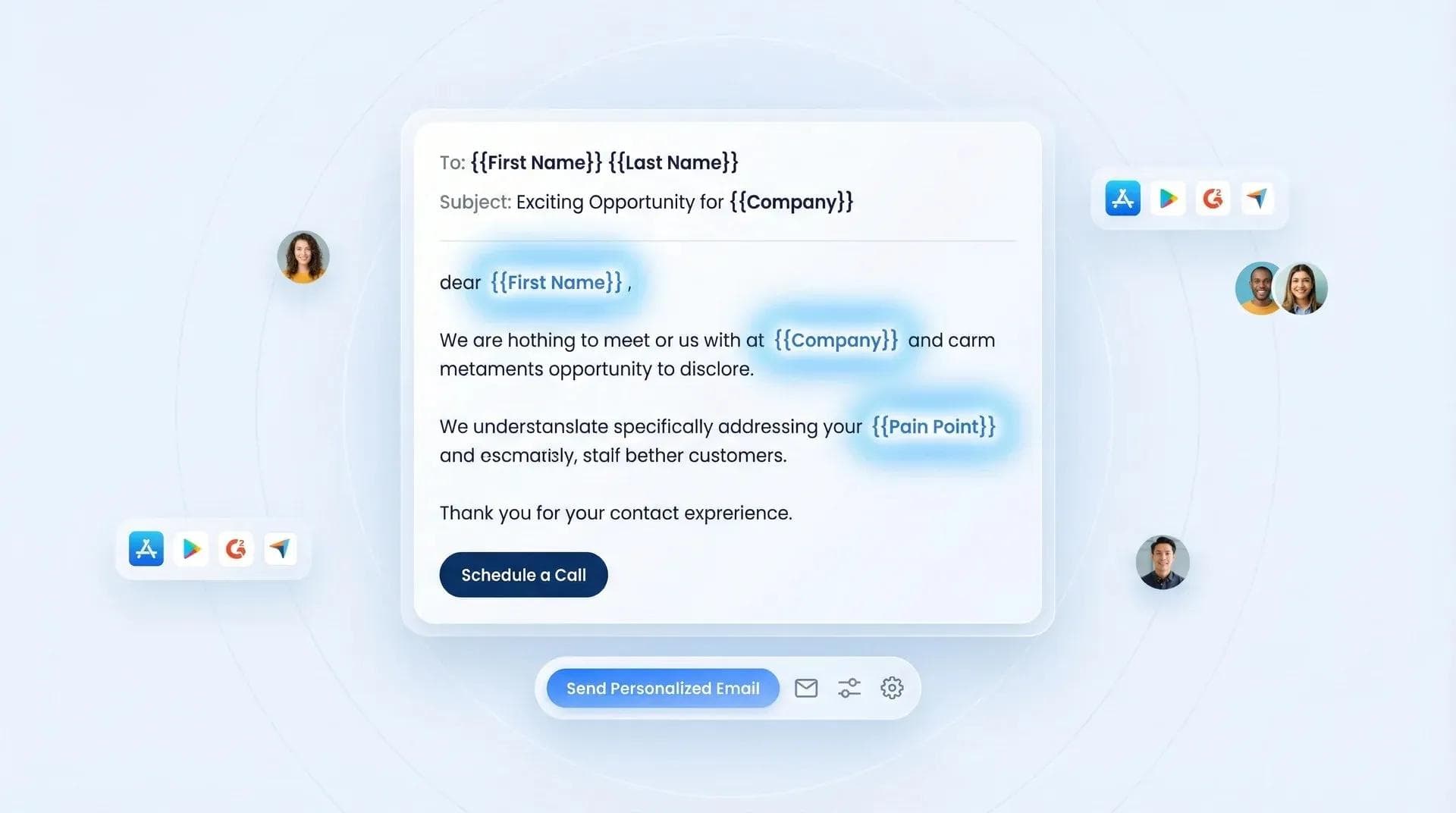 Personalizzazione delle e-mail