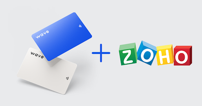 Wave Digital Business Card & Zoho CRM - For Easy Contact Management