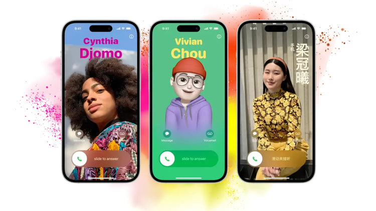 iphone contact cards