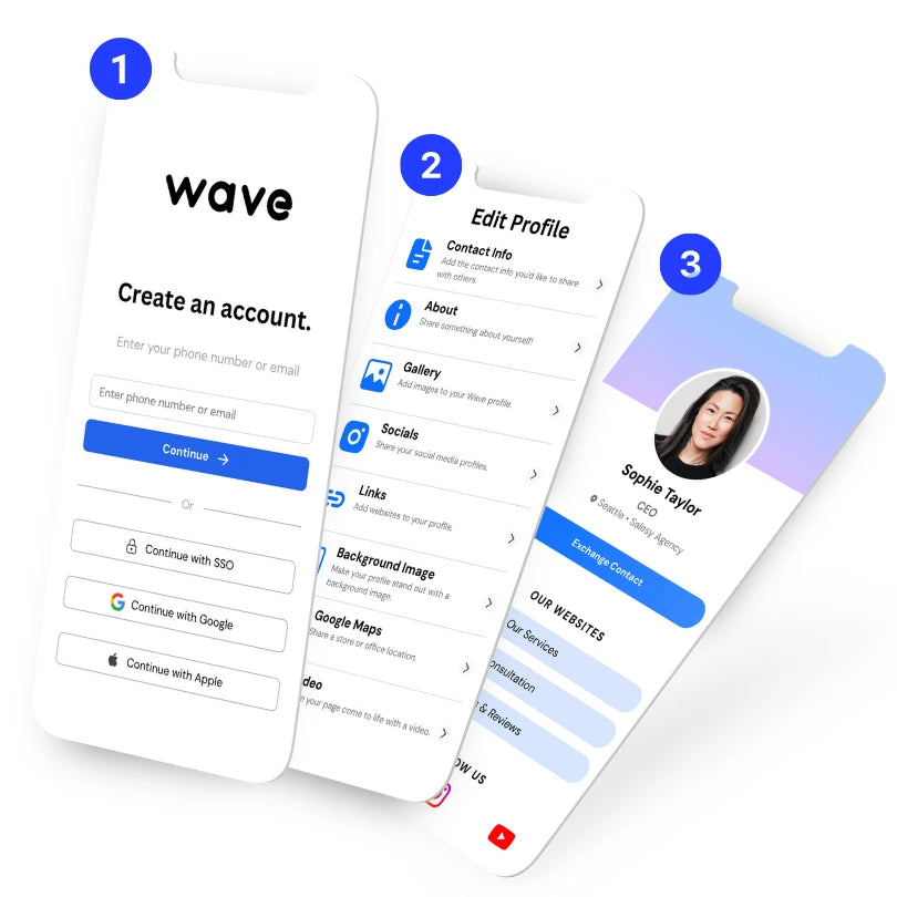 Free Digital Business Cards By Wave Connect free-digital-business-cards-by-wave-connect