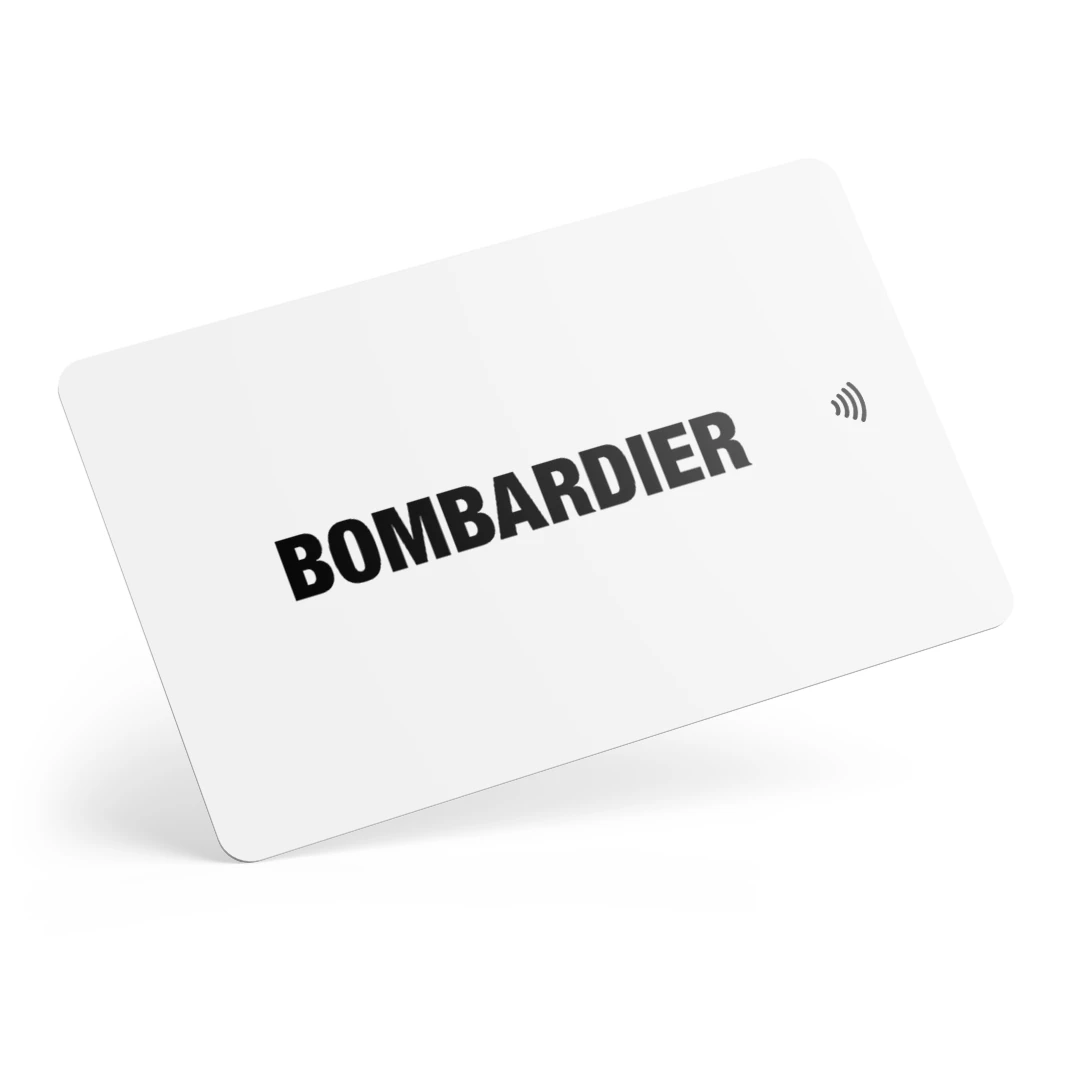 Biglietto Da Visita Digitale NFC Aicard - Condivisione Contatti Con Smartphone, Nero, Personalizzabile