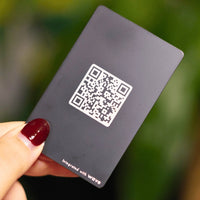 Metal Digital Business Card Laser Engraved#color_color