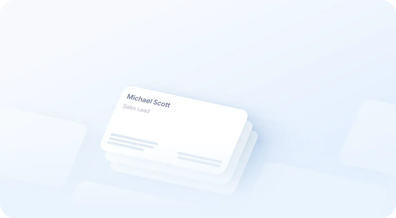 White electronic device with 'Michael Scott' branding on a light blue background