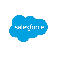 Salesforce logo on a white background
