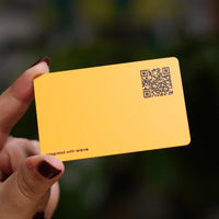 Wave Digital Business Card-orange QR#color_matte-orange