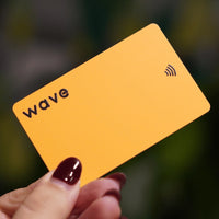 Wave Digital Business Card-orange#color_matte-orange