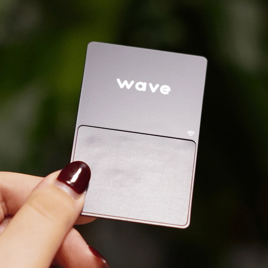 Wave Metal Digital Business Card 