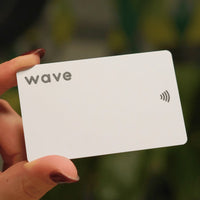 Wave Digital Business Card-White#color_matte-white