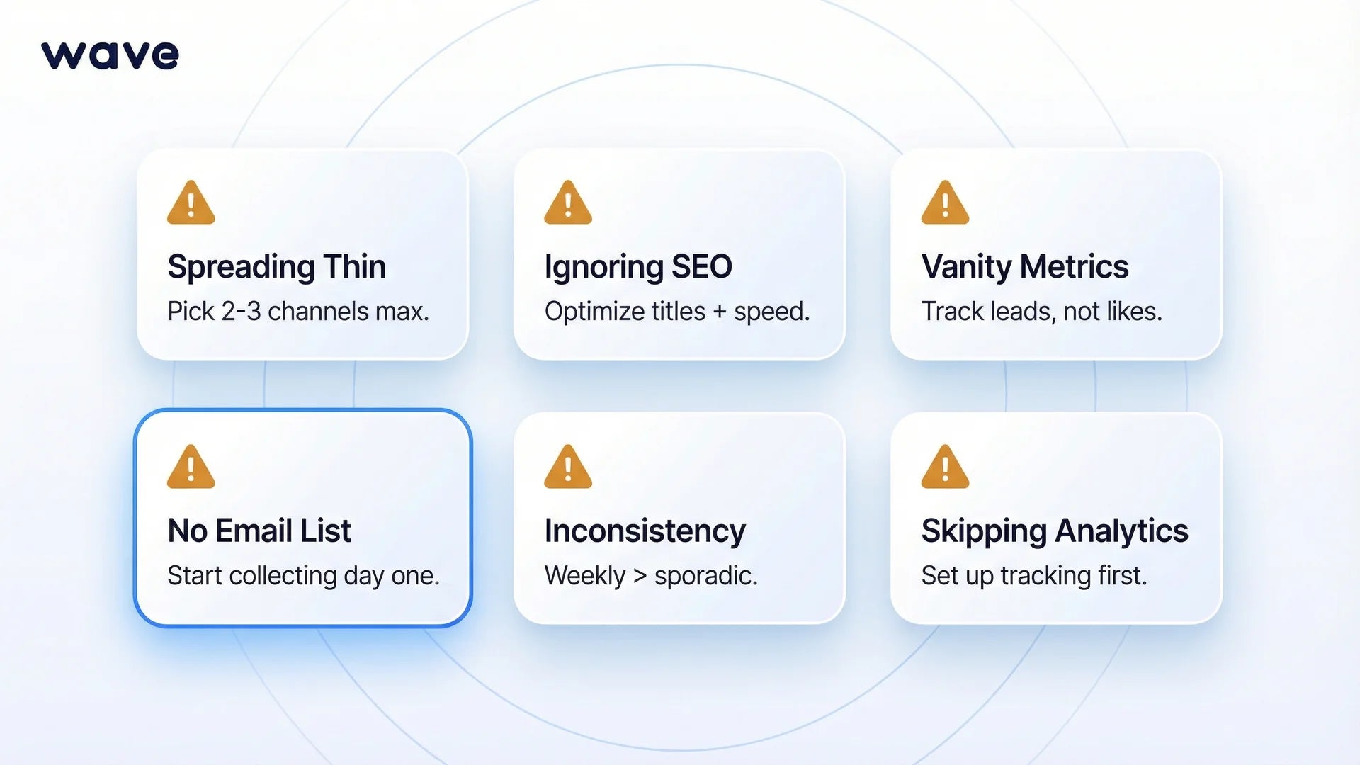 Six common digital marketing mistakes for beginners with prevention tips