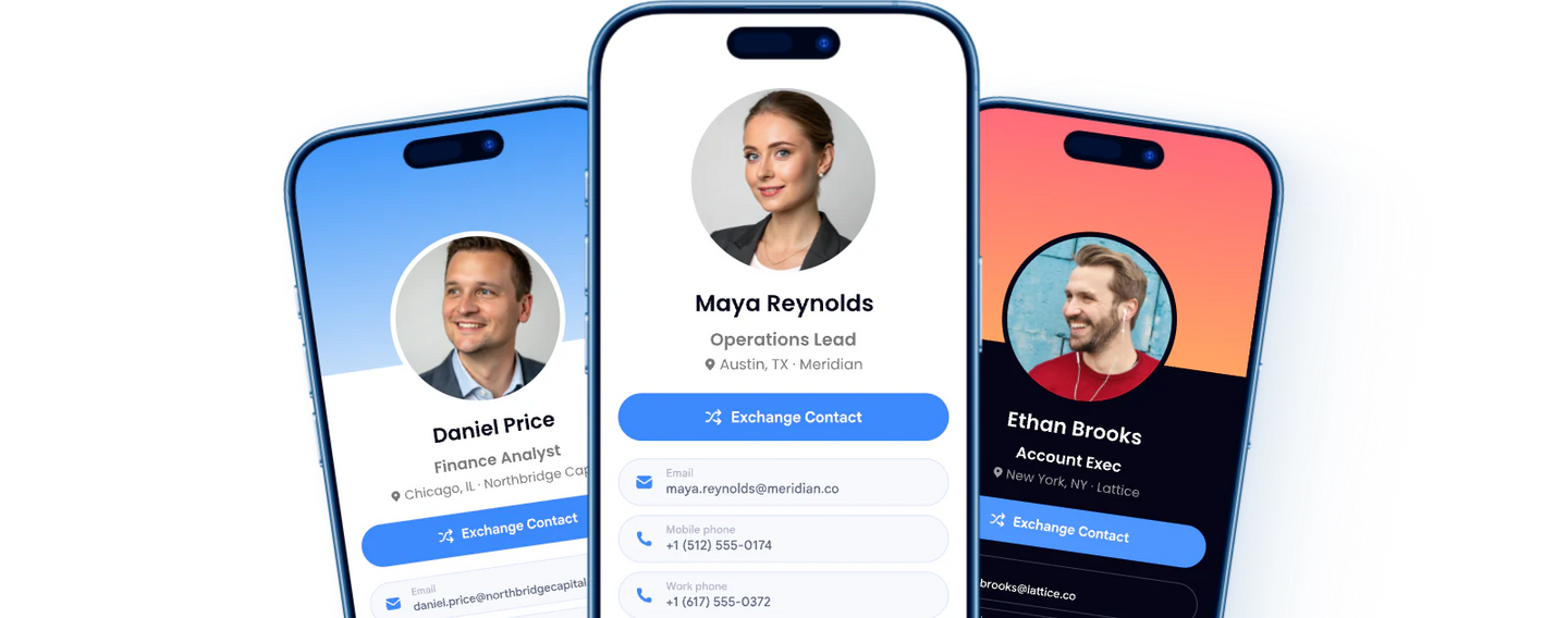 The free electronic business card for everyone.