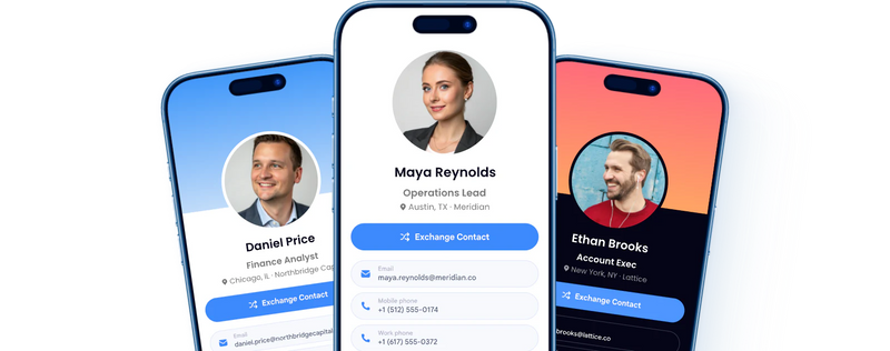 The free electronic business card for everyone.